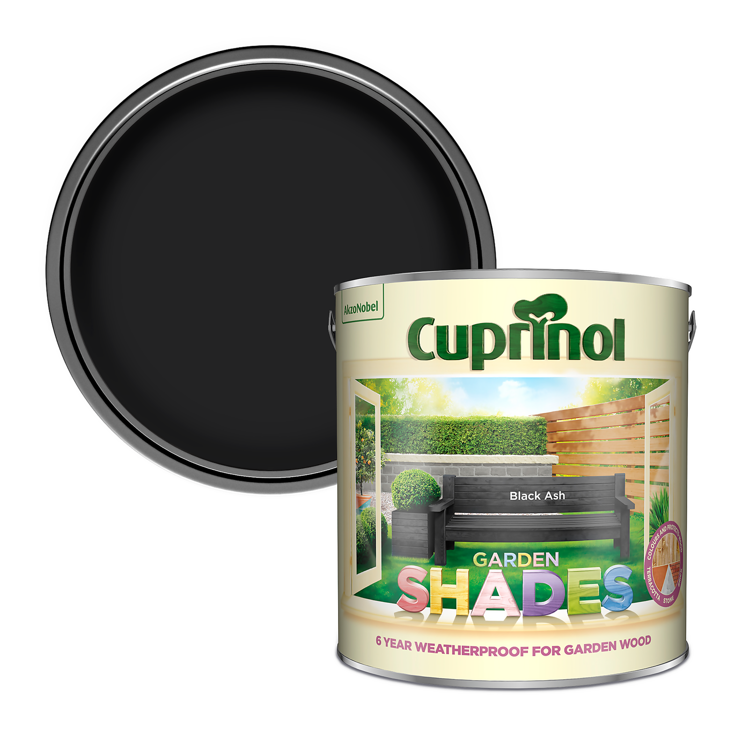 Cuprinol Garden Shades Black Ash - 2.5L 3 Cuprinol Garden Shades Black Ash - 2.5L