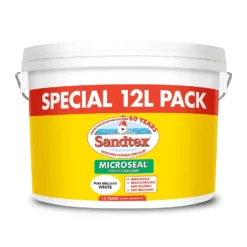 Sandtex® Ultra Smooth Masonry Paint Pure Brilliant White - 12L -Sandtex Shop 12804843 1134870267897089