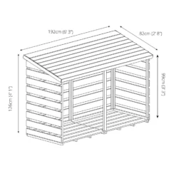 Mercia Double Log Store -Sandtex Shop 12806821 5215028837739206