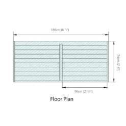 Mercia Double Log Store -Sandtex Shop 12806821 8535028837762330