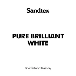 Sandtex® Textured Masonry Paint Pure Brilliant White - 5L -Sandtex Shop 12807345 1194871506187244