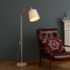 Caleb Floor Lamp - White -Sandtex Shop 12809239 8484832987282811