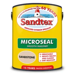 Sandtex® Ultra Smooth Masonry Paint Sandstone - 5L -Sandtex Shop 12809735 1384871560234734