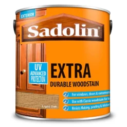 Sadolin Extra Durable Woodstain Light Oak - 2.5L -Sandtex Shop 12812250 1394951406473041