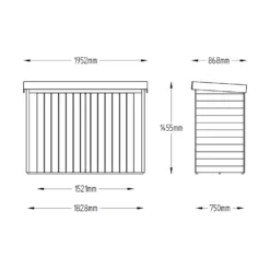 Forest (Installation Included) Wooden Pentagonal Large Outdoor Store -Sandtex Shop 12812480 1854833195130626
