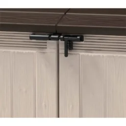 Keter Store It Out Ultra Outdoor Garden Storage Shed - Beige & Brown - 2000L -Sandtex Shop 12815621 9644833203803011