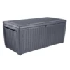 Keter Sumatra Rattan Effect Outdoor Garden Storage Box 511L - Anthracite -Sandtex Shop 12815762 1164845691783143