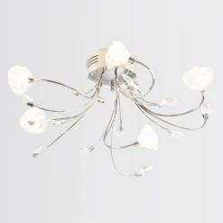 Flora 5 Lamp Semi-Flush Ceiling Light -Sandtex Shop 12815958 1294938641700480