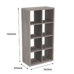 Clever Cube 4x2 Storage Unit - Grey Oak 11 Clever Cube 4x2 Storage Unit - Grey Oak -Sandtex Shop 12816003 5715023384541223