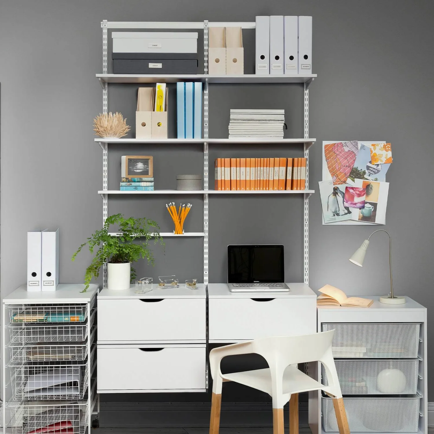 Shelf White 600x16x200mm 4 Shelf White 600x16x200mm - Image 2