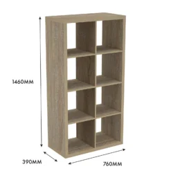 Clever Cube 4x2 Storage Unit - Oak 11 Clever Cube 4x2 Storage Unit - Oak -Sandtex Shop 12816157 1065014368240330