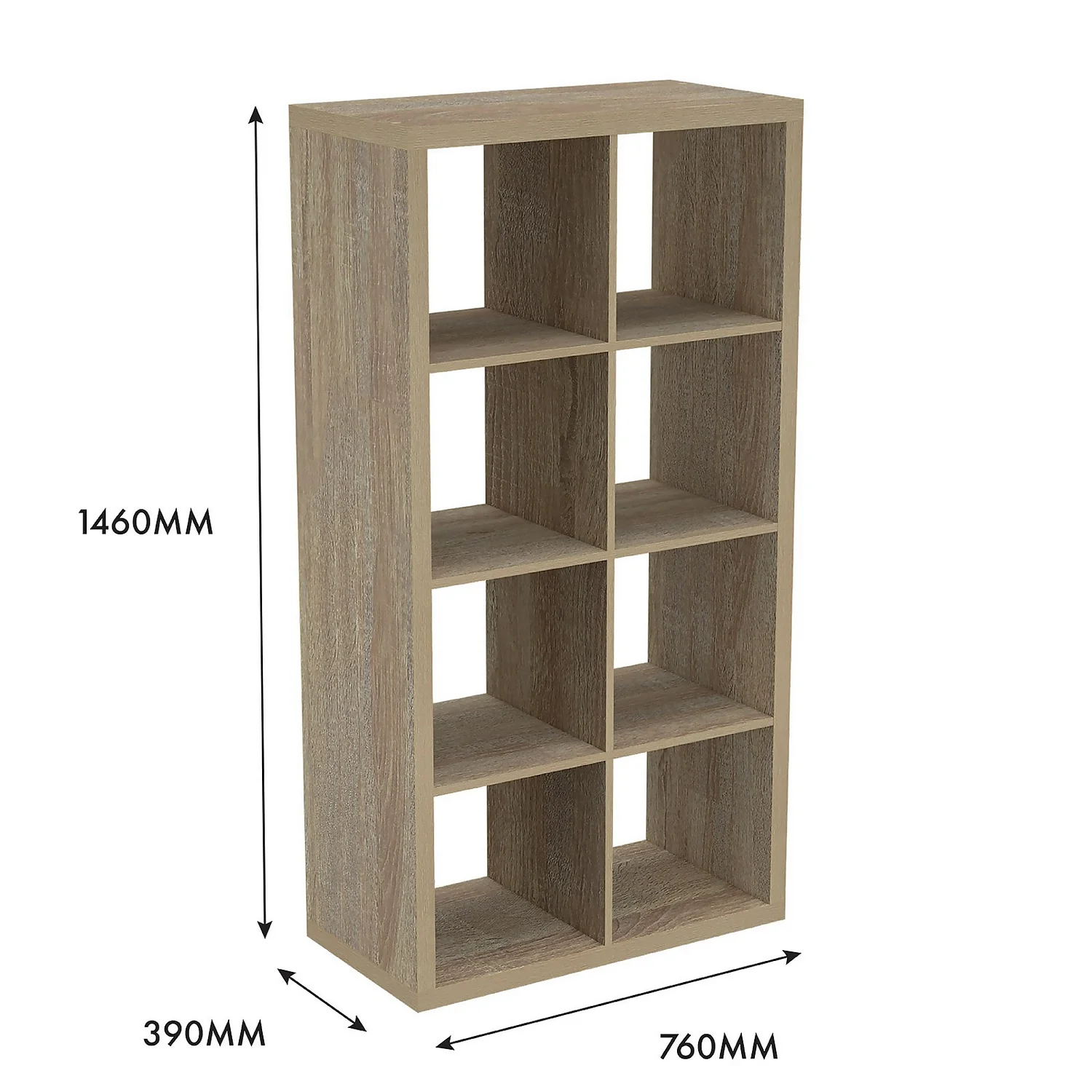 Clever Cube 4x2 Storage Unit - Oak 7 Clever Cube 4x2 Storage Unit - Oak - Image 5
