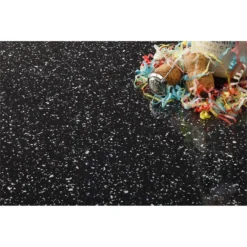 None Caviar Kitchen Worktop - Square Edge - 300 X 60 X 3.8cm -Sandtex Shop 12816814 1094833222973053