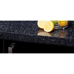 None Caviar Kitchen Worktop - Square Edge - 300 X 60 X 3.8cm -Sandtex Shop 12816814 2124833222947571