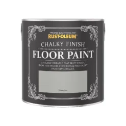 Rust-Oleum Chalky Floor Paint Winter Grey - 2.5L -Sandtex Shop 12819786 7504940725516824