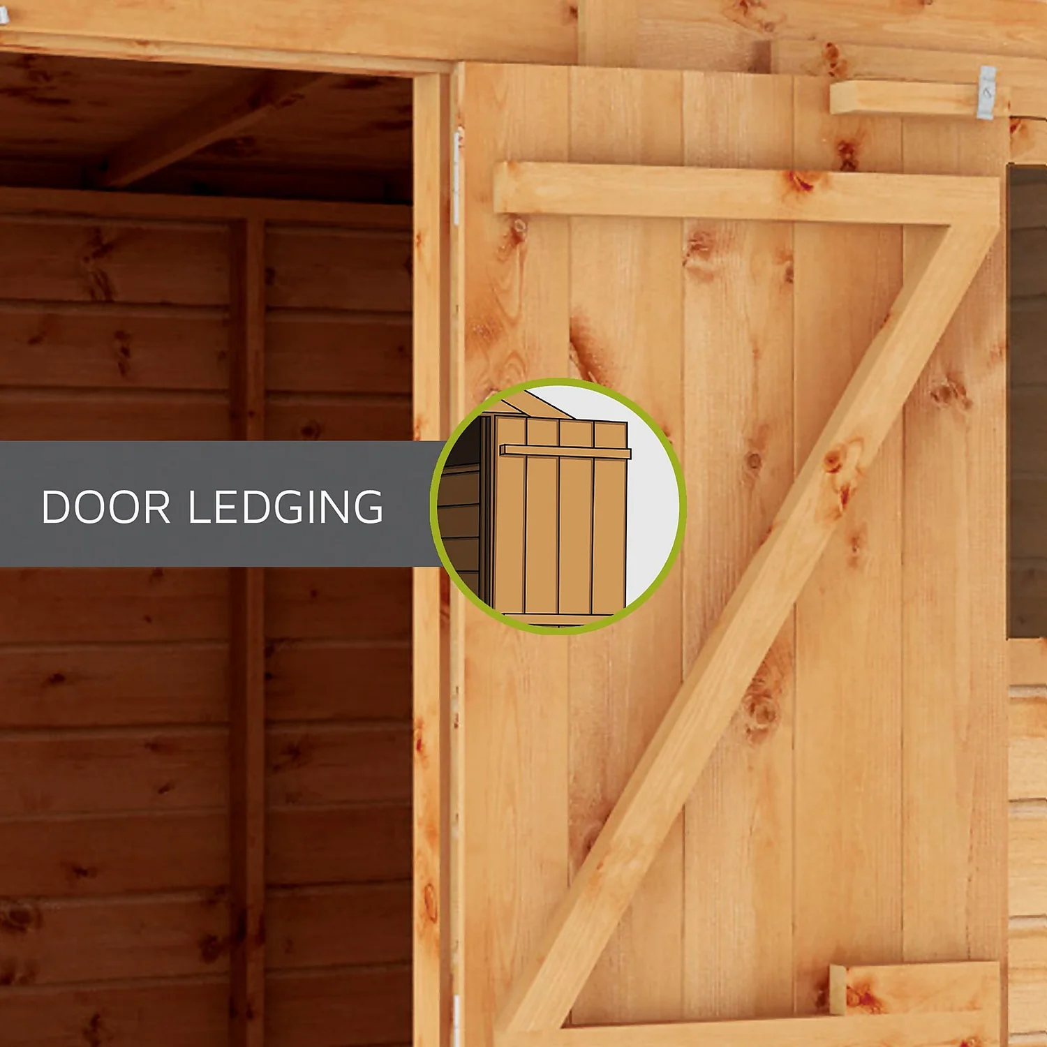 6x3ft Mercia Overlap Pent Storage 9 6x3ft Mercia Overlap Pent Storage - Image 8