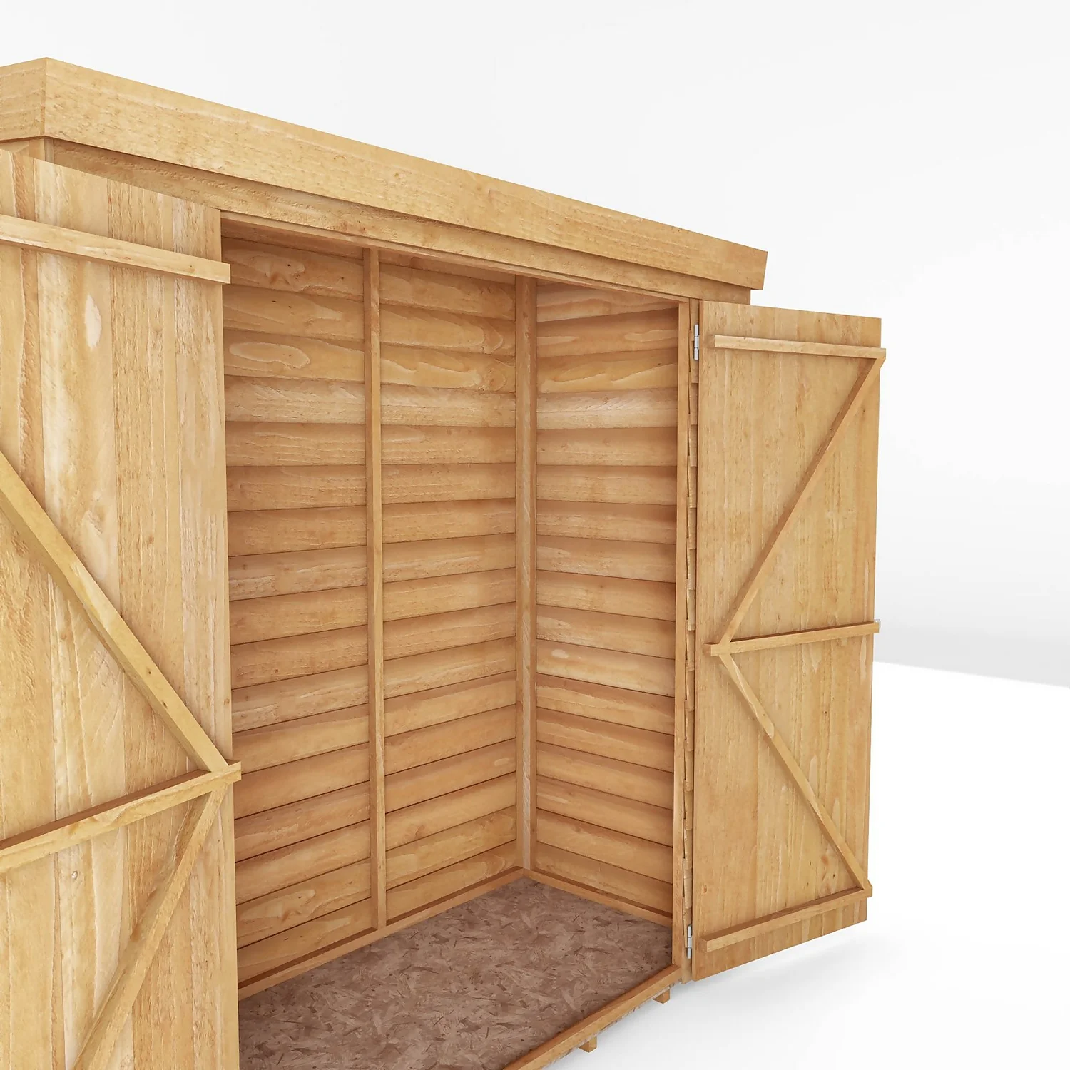 6x3ft Mercia Overlap Pent Storage 5 6x3ft Mercia Overlap Pent Storage - Image 4