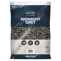 Stylish Stone Midnight Grey - Midi Pack - 9kg -Sandtex Shop 12826536 6444902951245481