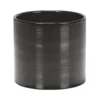 Glass Grey Ceramic Cover Pot - 23cm -Sandtex Shop 12827434 1454831918350192