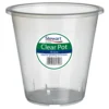 Clear Plastic Pot - 18.5cm -Sandtex Shop 12828839 1464831908880545