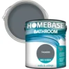 Homebase Bathroom Mid Sheen Paint - Thunder 2.5L -Sandtex Shop 12832523 1514831964398656