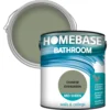 Homebase Bathroom Mid Sheen Paint - Chinese Evergreen 2.5L -Sandtex Shop 12832550 2124831918955517