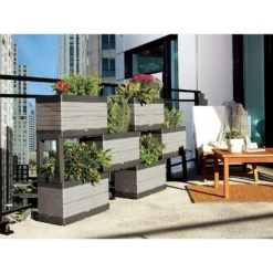 Modular Planter Set - Grey 10 Modular Planter Set - Grey -Sandtex Shop 12836339 1664845831850113