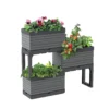 Modular Planter Set - Grey -Sandtex Shop 12836339 9204845831780054