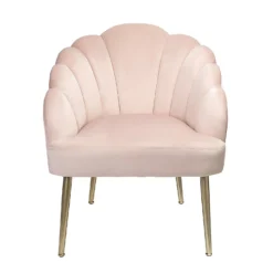 Sophia Scallop Occasional Chair - Blush -Sandtex Shop 12836665 1384861201622424