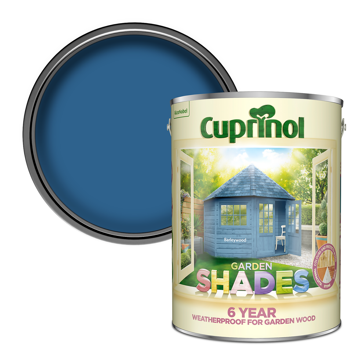 Cuprinol Garden Shades Paint Barleywood - 5L 3 Cuprinol Garden Shades Paint Barleywood - 5L