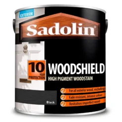 Sadolin Woodshield Woodstain Black - 2.5L -Sandtex Shop 12841312 1894951406684856