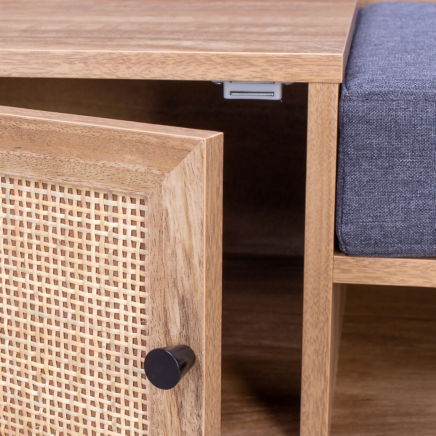 Kubu Rattan Hallway Bench 7 Kubu Rattan Hallway Bench - Image 5