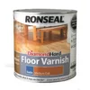 Ronseal Diamond Hard Floor Varnish Medium Oak- 2.5L -Sandtex Shop 12845340 5014831916365476