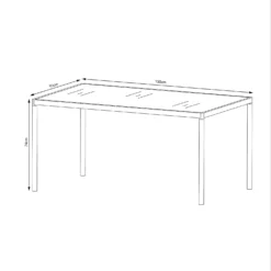 Bambrick 6 Seater Garden Dining Set -Sandtex Shop 12881493 3564948030834887