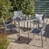 Bambrick 4 Seater Garden Dining Set 1 Bambrick 4 Seater Garden Dining Set -Sandtex Shop 12881495 4895047537738785
