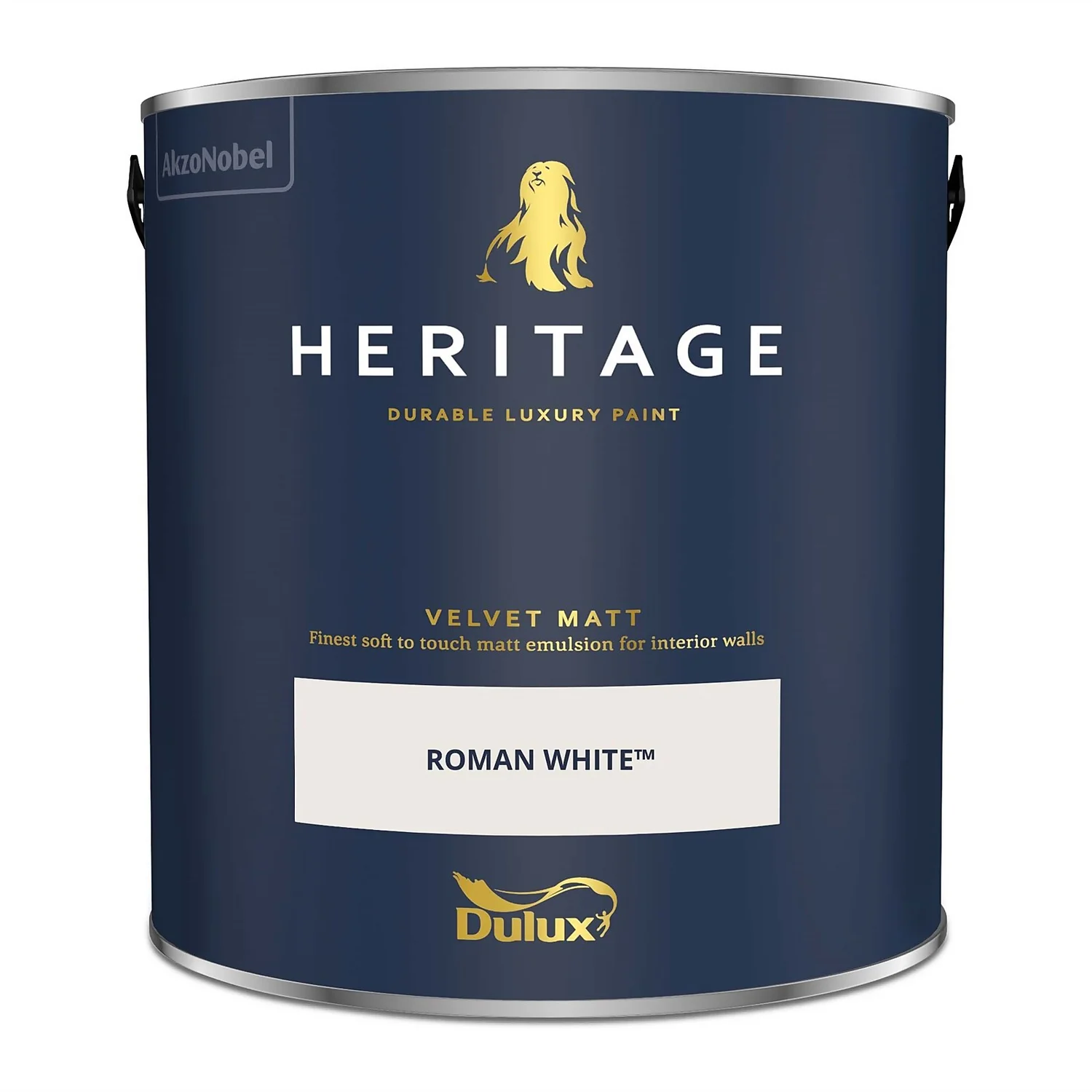 Dulux Heritage Matt Emulsion Paint Roman White - 2.5L 6 Dulux Heritage Matt Emulsion Paint Roman White - 2.5L - Image 4