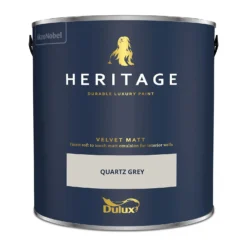 Dulux Heritage Matt Emulsion Paint Quartz Grey - 2.5L -Sandtex Shop 12881991 1904843781718249
