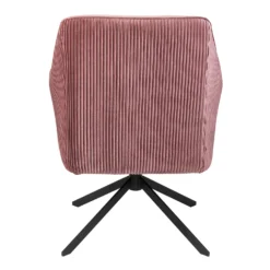 Pia Pleat Swivel Chair - Rose -Sandtex Shop 12882869 1684887373354434