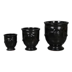 Regent Glazed Urn Planter - 21cm -Sandtex Shop 12885371 1004843486620048