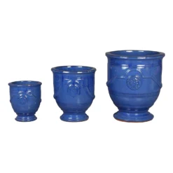 Regent Glazed Urn Planter - 21cm -Sandtex Shop 12885371 1984843486629411