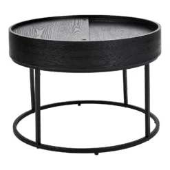 House Beautiful Halo Black Ash Coffee Table -Sandtex Shop 12886095 1734862227616328
