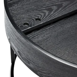 House Beautiful Halo Black Ash Coffee Table -Sandtex Shop 12886095 9744862227759035