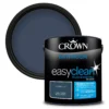Crown Easyclean® Mouldguard+ Bathroom Mid Sheen Washable Multi Surface Paint Midnight Navy® - 2.5L -Sandtex Shop 12886764 1514847491364889