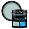 Crown Easyclean® Mouldguard+ Bathroom Mid Sheen Washable Multi Surface Paint Soft Duck Egg® - 2.5 L 2 Crown Easyclean® Mouldguard+ Bathroom Mid Sheen Washable Multi Surface Paint Soft Duck Egg® - 2.5 L -Sandtex Shop 12886781 8654847496161286