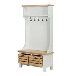 Ashstead Hallway Storage Unit - Ivory -Sandtex Shop 12917104 6914897162646991