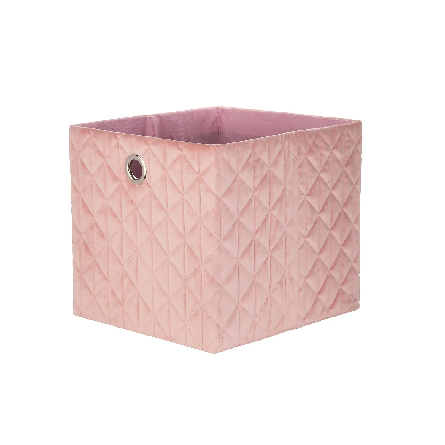Clever Cube Quilted Velvet Insert - Blush Pink 3 Clever Cube Quilted Velvet Insert - Blush Pink