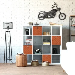 Clever Cube Quilted Velvet Insert - Rust -Sandtex Shop 12932959 1814900282732383