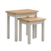 Norbury Nest Of 2 Tables - Grey 1 Norbury Nest Of 2 Tables - Grey -Sandtex Shop 12940857 1424873337302458