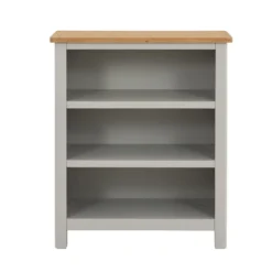Norbury Low Bookcase - Grey -Sandtex Shop 12940859 3694889183449380