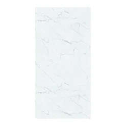 Plancs White Marble Self-Adhesive Vinyl Floor Tile - 5pc Pack Covers 0.93sqm -Sandtex Shop 12968592 1764930927398489